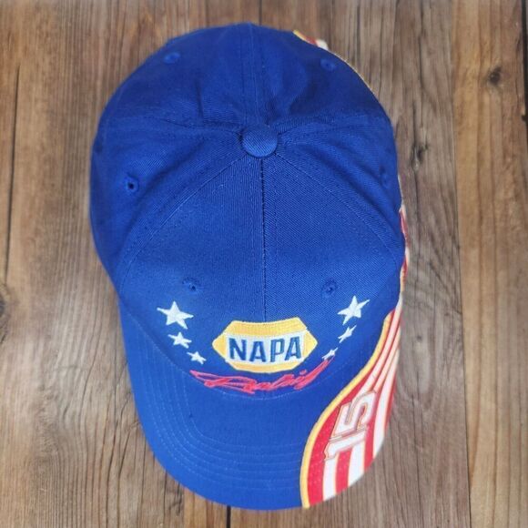 NAPA Racing Strap Back Blue Logo #15 Michael Waltrip Cars NASCAR USA Sports Dad - Picture 7 of 11